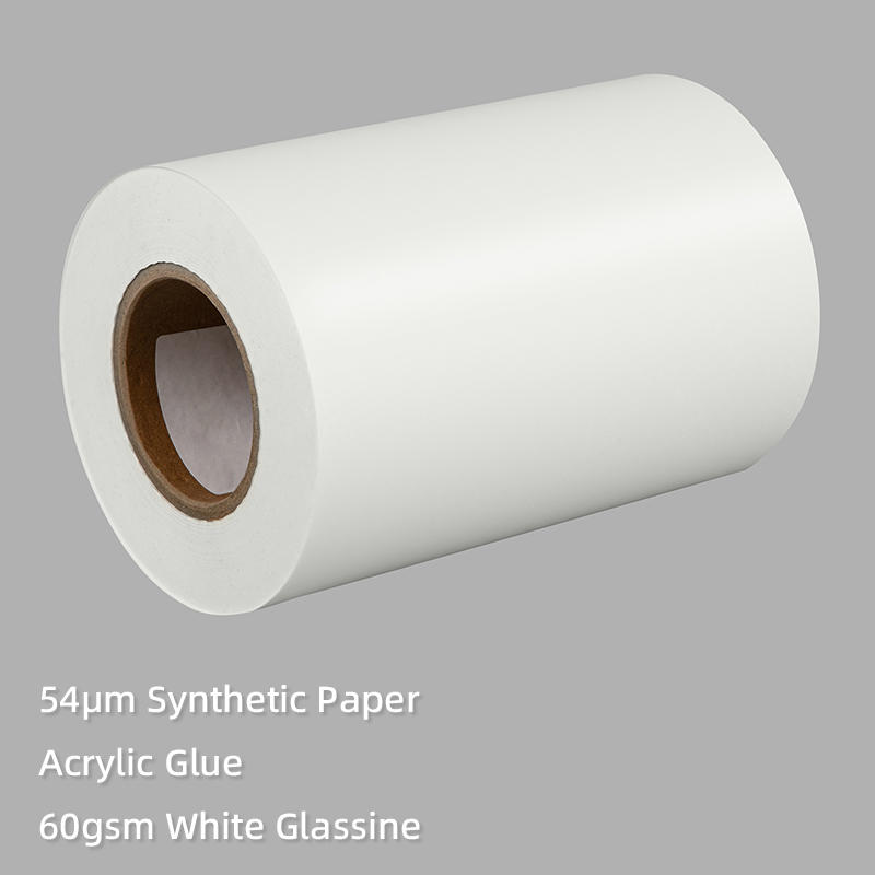 HCH-HH2290 54μm Matte White PP Label Roll