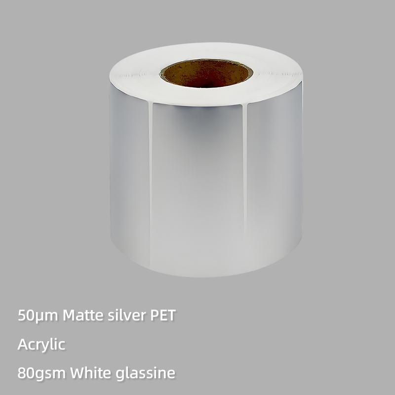 HCH-HCT1008 50μm Matte Silver PET for Printing