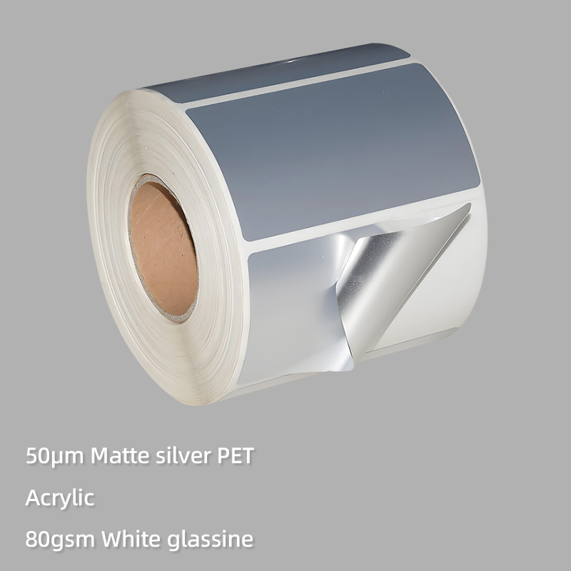 HCT1008 High Temperature Resistant Label Matte Silver PET